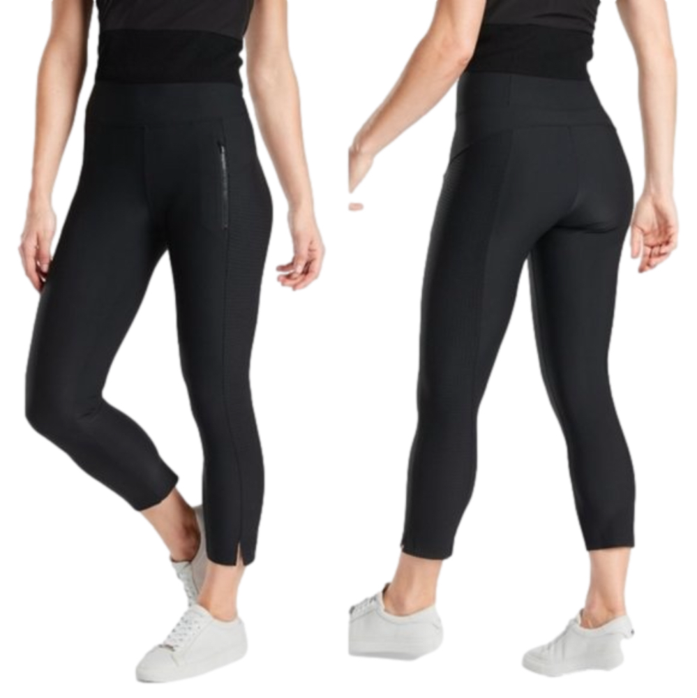NEW!  Athleta Black Stellar Crop Pant‎ XS